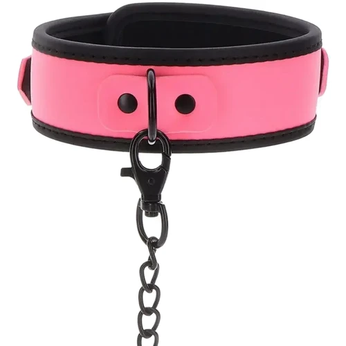 Ошейник с поводком Taboom Collar and Chain Leash (розовый) фото 6