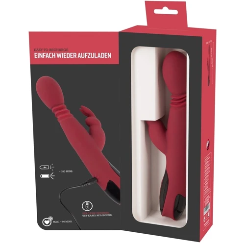 Вібратор із підігрівом Orion Rechargeable Massager For Her Rabbit Vibrator: Діаметр, см 4.1