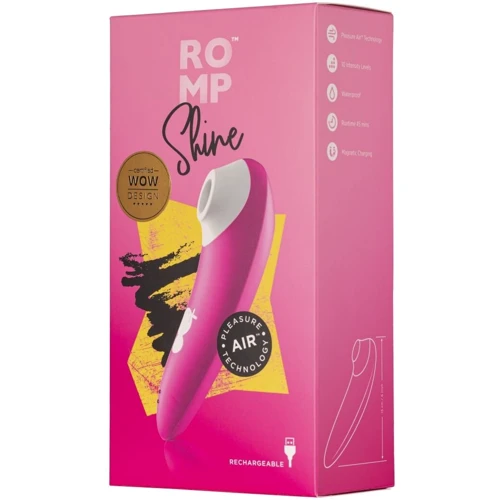 Вакуумный клиторальный стимулятор Romp Shine: Тип управления Кнопочное