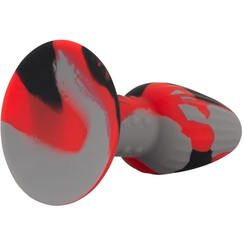 Анальная пробка Anos Tricolour Butt Plug With Suction Cup: Наличие вибрации Нет