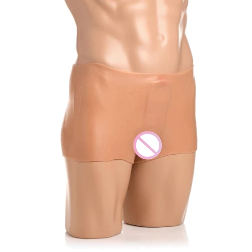 Накладная вагина Master Series Silicone Vagina + Butt Panties - Large: Применение На попу