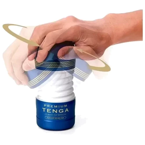 Мастурбатор Tenga Premium Rolling Head Cup (белый): Назначение Вакуумный
