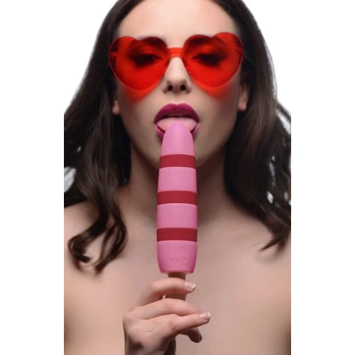 Вибратор фруктовое мороженное Xr Brands 10X Pleasin' Pink (розовый): Назначение Вагинальные