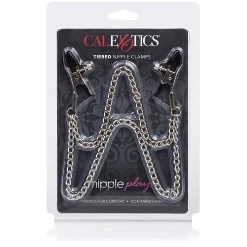 Зажимы для сосков Tiered Nipple Clamps: Производитель California Exotic Novelties