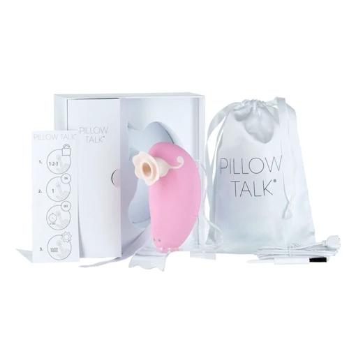 Розкішний вакуумний кліторальний стимулятор Pillow Talk - Dreamy Pink із кристалом Swarovski: Тип управління кнопкове