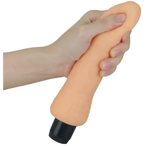 Вібратор LoveToy Real Feel Cyberskin Vibrator 2 Flesh 8 (тілесний): Тип і форма У вигляді члена
