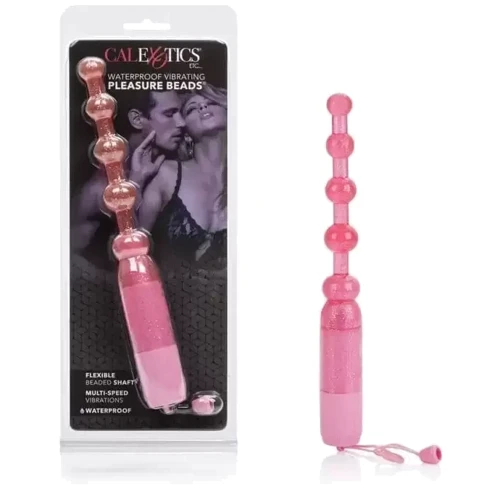 Водонепроницаемые бусы CalExotics Vibrating Pleasure Beads (розовый) фото 5