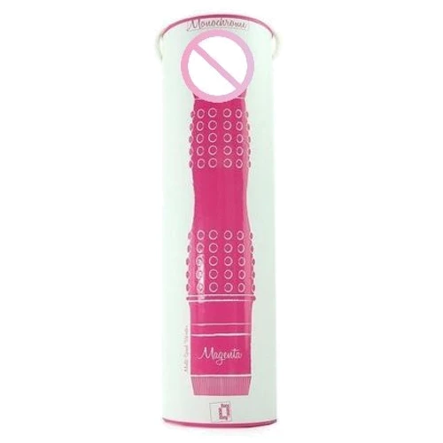 Силиконовый вибратор FanZone Monochrome Magenta, 16,5х4,3 см