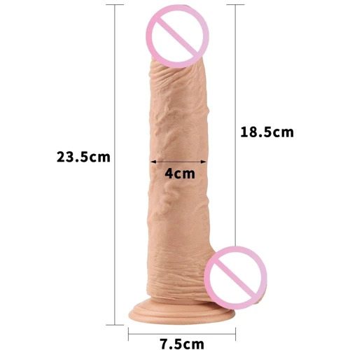 Фаллоимитатор LoveToy Real Extreme Dildo 9.5": Наличие вибрации Нет