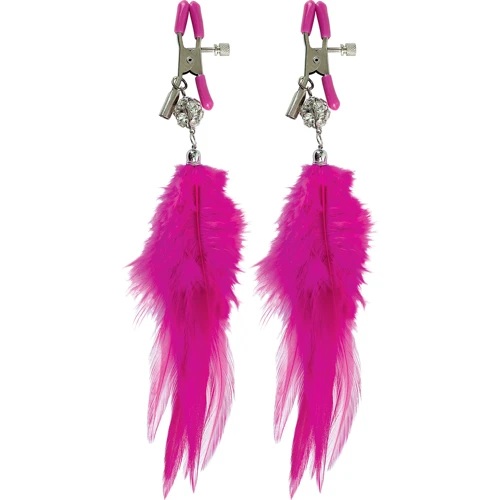 Затискачі для сосків Fancy Feather Nipple Clamps Fetish Fantasy