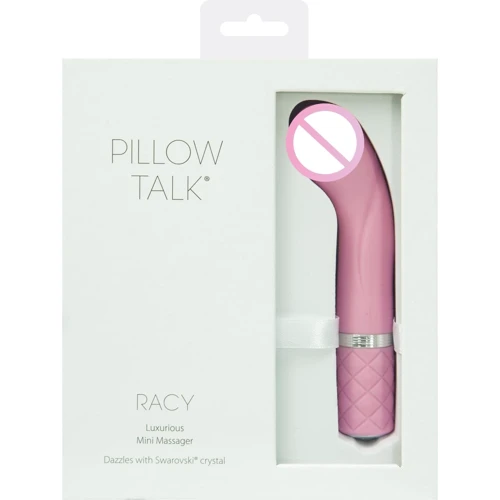 Роскошный вибратор PILLOW TALK - Racy Pink с кристаллом Сваровски фото 7
