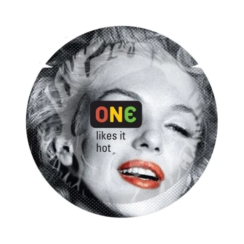 Цветной презерватив ONE Color Sensation (красный)
