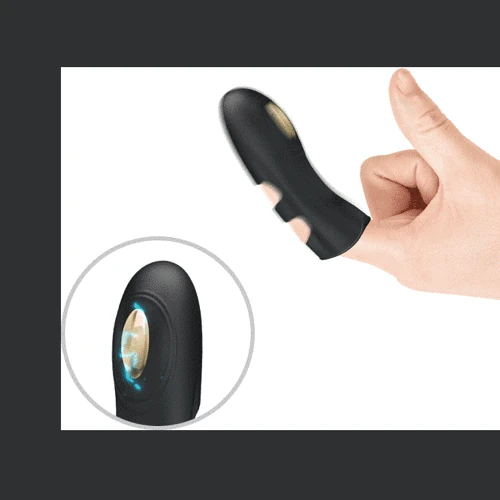 Кліторальний стимулятор на палець Pretty Love - PEGASUS Fingering Electric Vibrator, BI-014784: Довжина, см 10.5