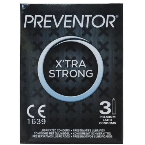 Презервативи Preventor X'tra Strong, 3 шт.