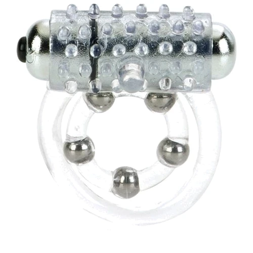 Виброкольцо с 5 шариками Maximus Ring 5 Stroker Beads фото 5