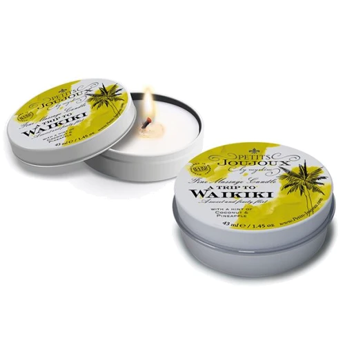 Масажна свечa Mystim Petits Joujoux - Waikiki Beach - Coconut and Pineapple (43 мл): Особливості З ароматом