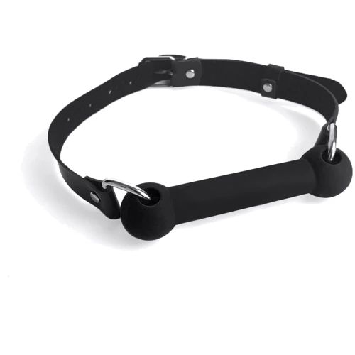 Кляп Art of Sex - Gag Stick Silicon, черный фото 4