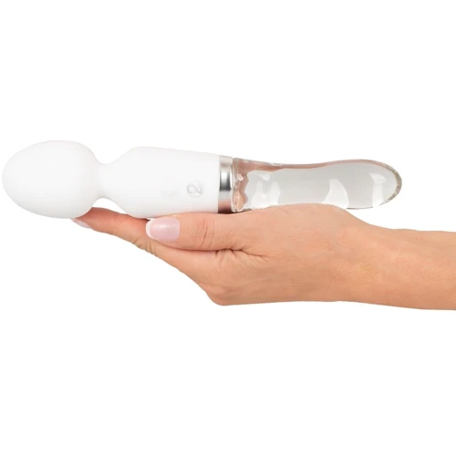 Универсальный вибромассажер Liaison Wand LED Vibrator: Тип управления Кнопочное