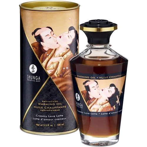 Съедобное согревающее масло Warming Oil Intimate Kisses, 100 мл, сливочный: Эффект Согревающий