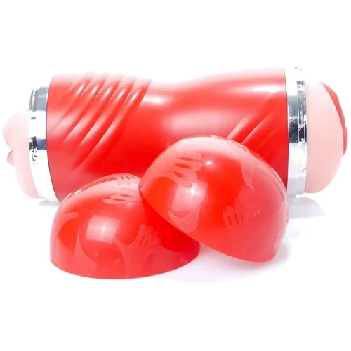 Мастурбатор с двумя входами BOSS CLEO Double Delight 3.0, BS2600133: Материал Киберкожа