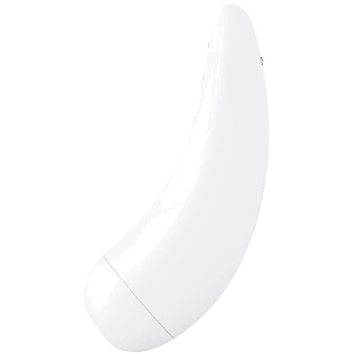 Вакуумный клиторальный стимулятор Satisfyer Curvy 2+ White: Длина, см 13.4