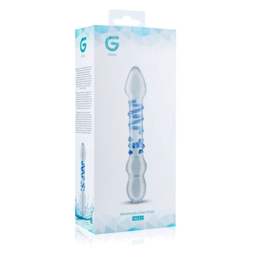Фаллоимитатор Gildo Glass Dildo №21: Длина проникновения, см 20