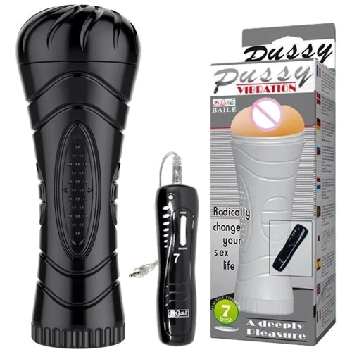 Вагіна з вібрацією Pussy vibration, BM-00900T27Z: Глубина, см 24