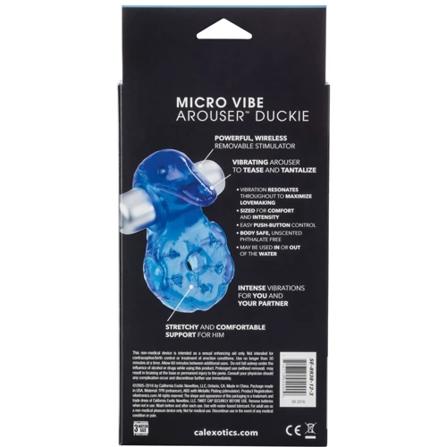 Эрекционное виброкольцо CalExotics Micro Vibe Arouser Duckie: Для кого Для мужчин