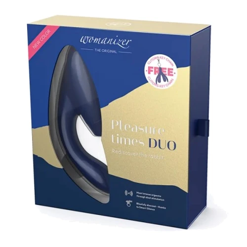 Вакуумний кліторальний стимулятор Womanizer Duo blueberry raspberry