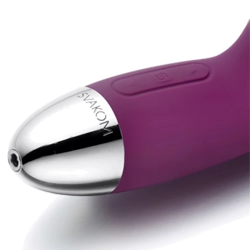 Svakom - Alice Rabbit Vibrator вибромассажер, 17х3 см., фиолетовый: Тип управления Кнопочное