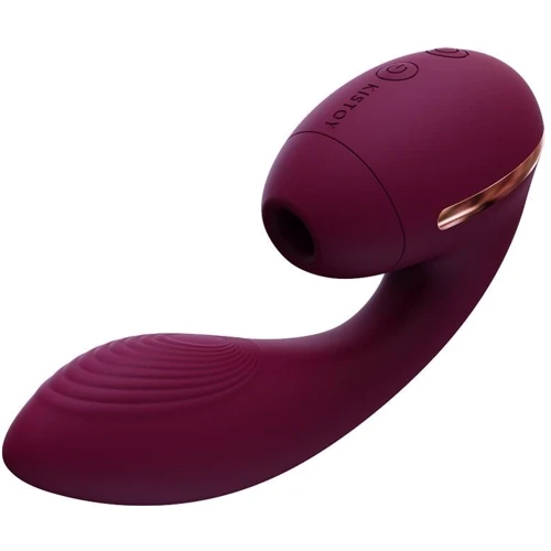 Вакуумный вибратор KisToy Tina Mini Violet, вагинально-клиторальный: Для кого Для женщин