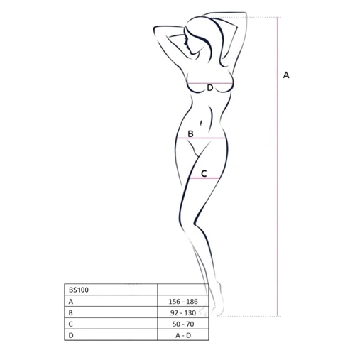 Бодістокінг із плетенням на животику Passion BS100 One Size red: Для кого Для женщин