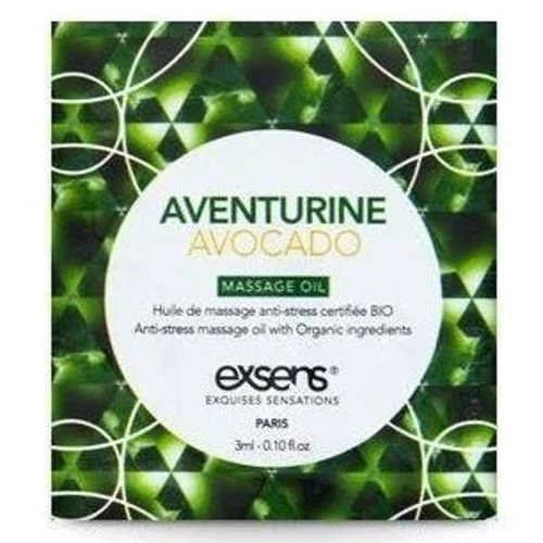 Пробник массажного масла EXSENS Anti-Stress Aventurine Avocado 3мл