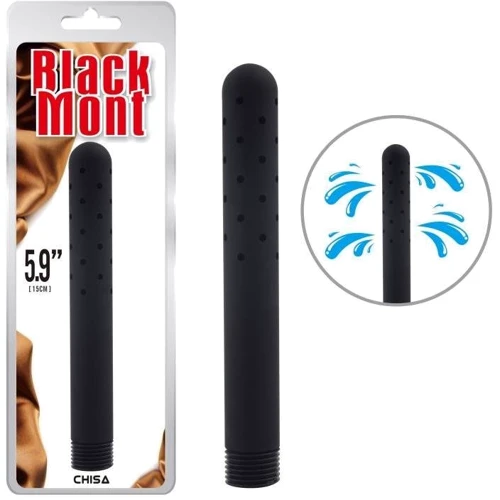 Трубка для анального душу Chisa Black Mont 360 ° Water Flow 5.9" фото 4