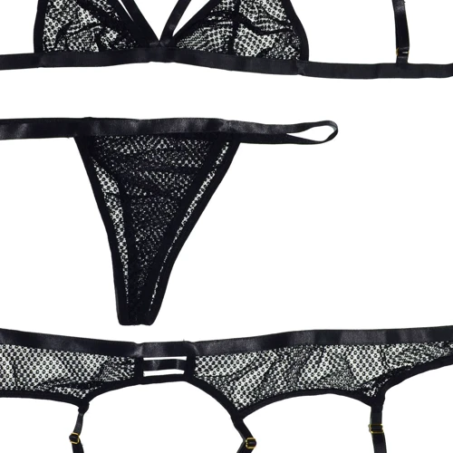 Эротический комплект NDS 5274-5 Black S/M (23535): Декор Кружево