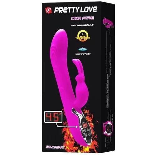 Вібратор з кліторальний стимулятором і функцією нагріву PRETTY LOVE - DIGI FIRE, BI-014170: Для кого Для жінок