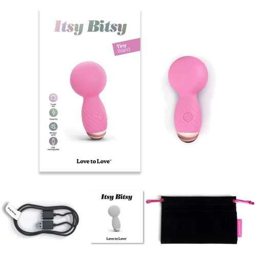 Универсальный вибромассажер Love To Love Itsy Bitsy - Pink Passion: Длина, см 8.8