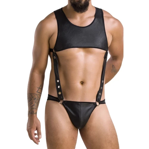 Спокусливий боді Passion 056 BODY ADAM black L/XL