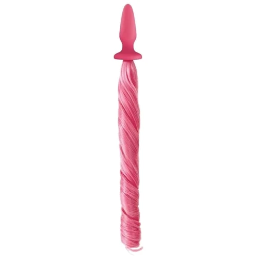 Анальна пробка з хвостиком Unicorn Tails Pastel, 8,4х3,2 см, рожевий: Для кого унісекс