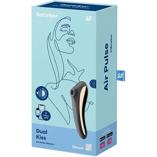 Вакуумний стимулятор із вібрацією Satisfyer Dual Kiss Black: Для кого Для жінок