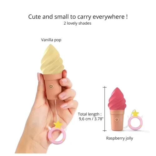 Вибратор Love To Love Cand'Ice - Vanilla Pop: Тип и форма Мороженое