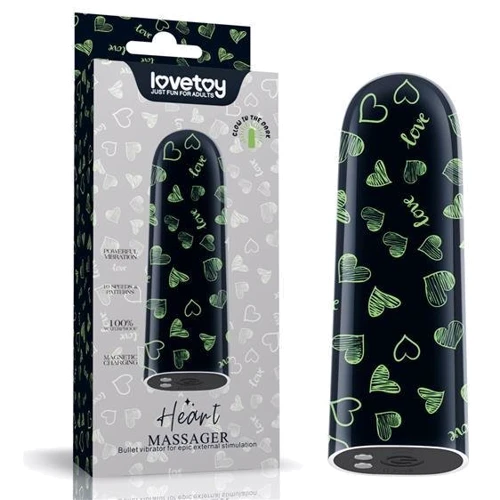 Кліторальний вібратор LoveToy Heart Massager Glow In The Dark: Для кого Для жінок