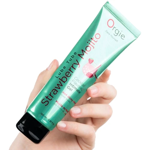 Лубрикант на водній основі Orgie Lube Tube Strawberry Mojito, 100 мл, смак та аромат полуничного махіто: Форма випуску Гель