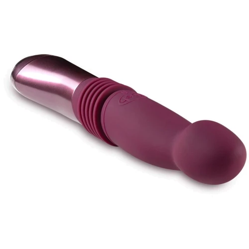 Пульсатор Temptasia by Blush - Trixie Thrusting Dildo - Wine Red: Диаметр, см 3.8