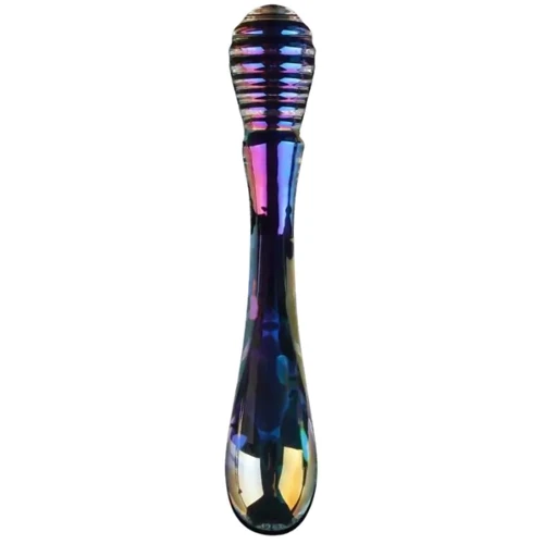 Фаллоимитатор LoveToy Twilight Gleam Glass Dildo Twin Pleasures