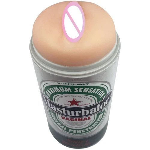 Мастурбатор-вагина Alive Heineken Vagina II в виде банки пива: Для кого Для мужчин