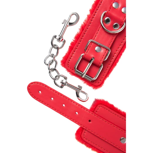 Наручники Toyfa Anonymo Wrist Cuffs № 0105, red: Для кого Унисекс