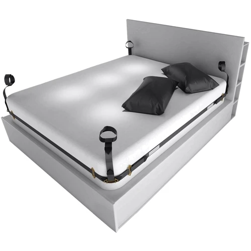 Фиксаторы рук и ног для кровати LOCKINK BDSM Adjustable Bed Restraint Kit: Для кого Для пары
