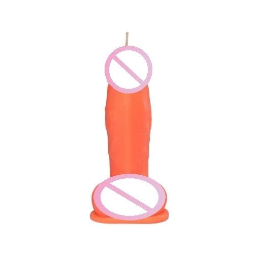 Свічка LOVE FLAME - Dildo L ORANGE Fluor, CPS01-ORANGE: Виробник LOVE FLAME