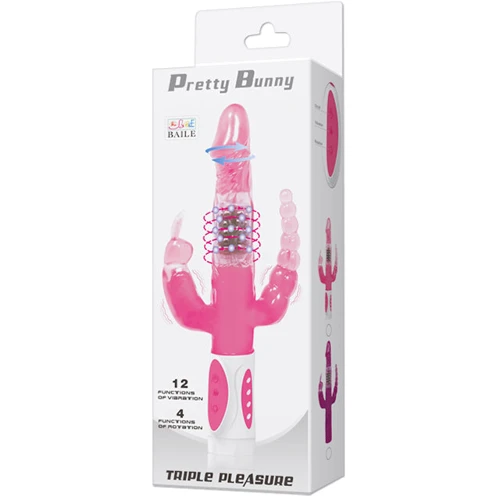 Вибратор Pretty Bunny Triple Pleasure Vibrator: Назначение Тройные